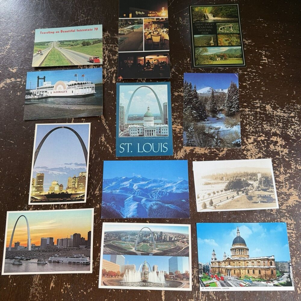 100 Vintage Postcards All Shown In Photos Las Vegas Lake Tahoe Breckenridge - Picture 6 of 10